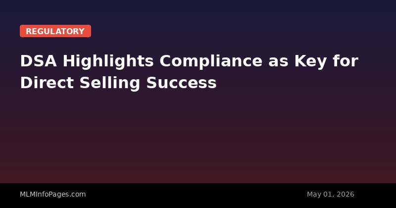 DSA Highlights Compliance as Key for Direct Selling Success