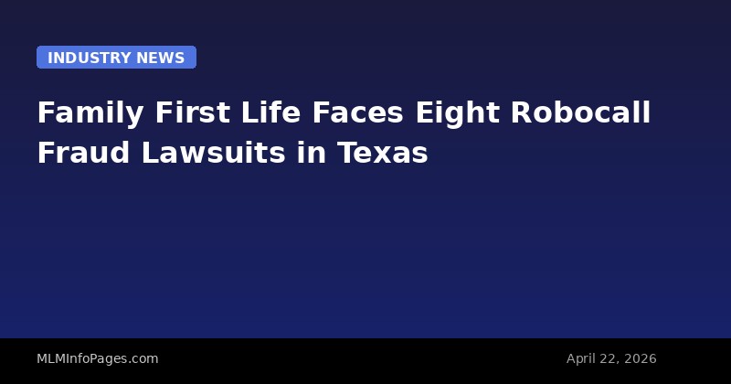 Family First Life Faces Eight Robocall Fraud Lawsuits in Texas