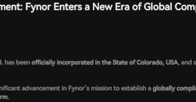 FYNOR's Troubling Business Model Raises Red Flags for Investors