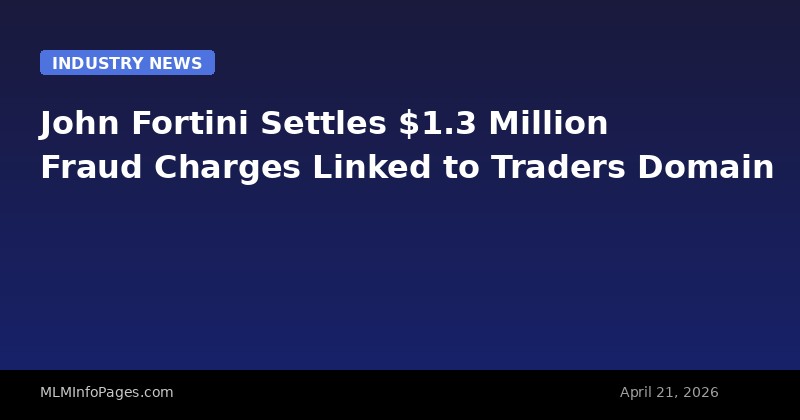John Fortini Settles $1.3 Million Fraud Charges Linked to Traders Domain