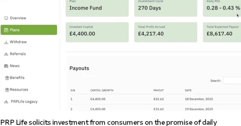 Russia's Central Bank Flags PRP Life as Pyramid Scheme